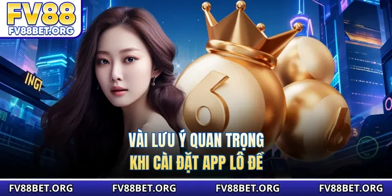 Vài lưu ý quan trọng khi cài đặt app lô đề