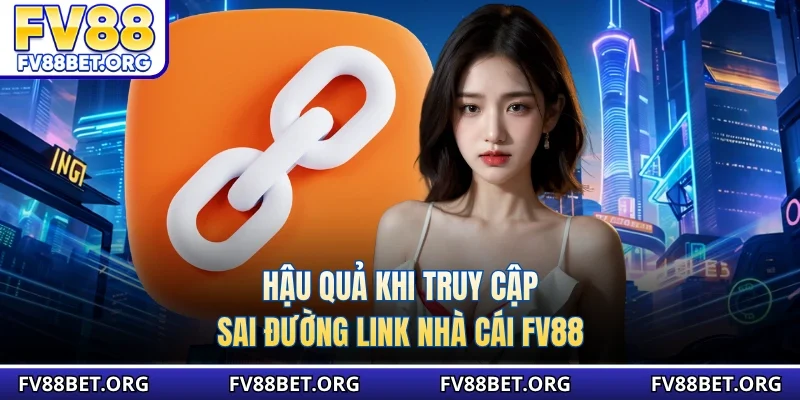 Hậu quả khi truy cập sai đường link nhà cái FV88