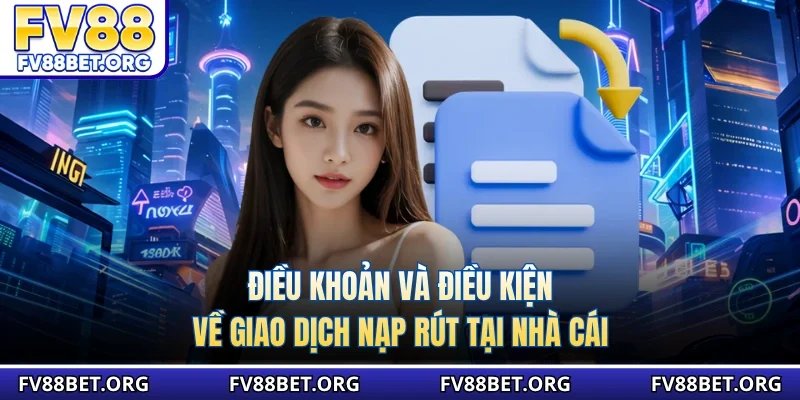 Điều khoản và điều kiện về giao dịch nạp rút tại nhà cái