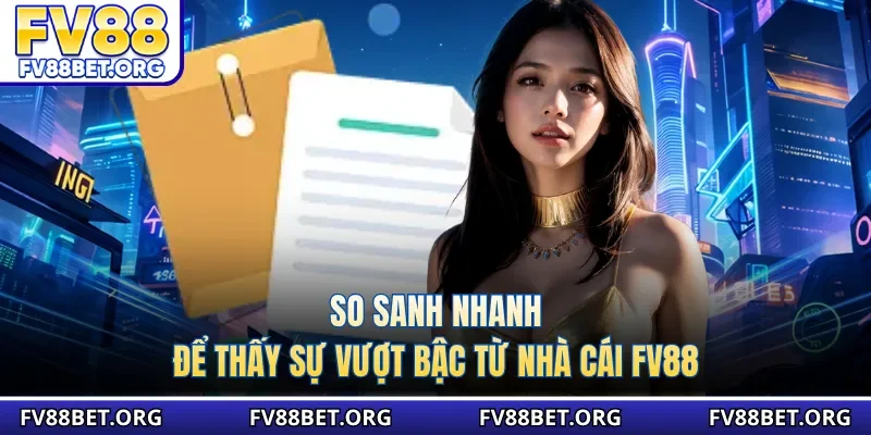 So sanh nhanh để thấy sự vượt bậc từ nhà cái FV88