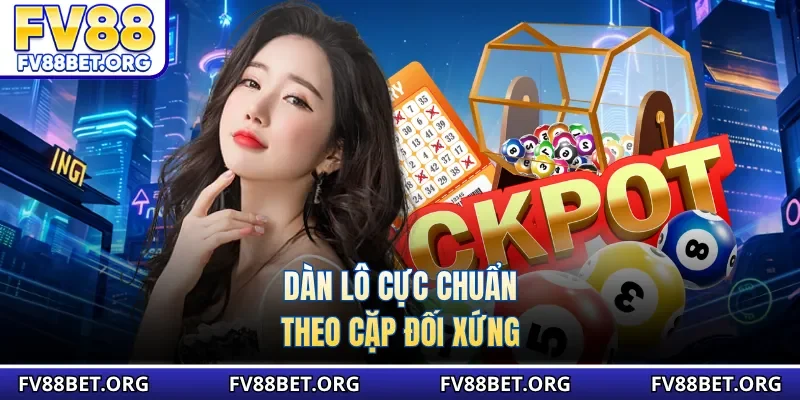 Dàn lô cực chuẩn theo cặp đối xứng