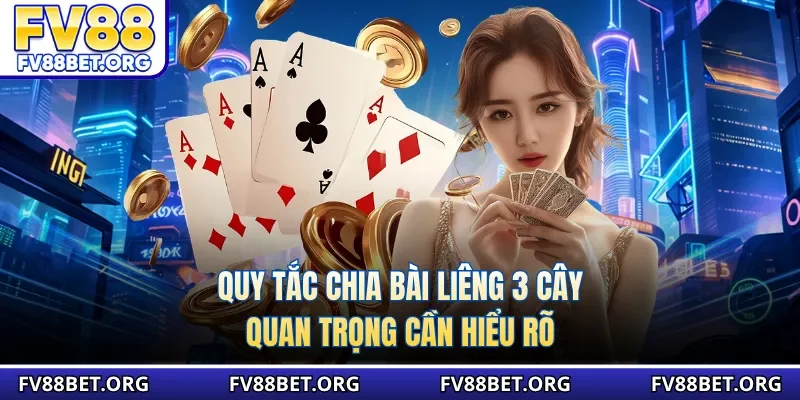 Quy tắc chia bài liêng 3 cây quan trọng cần hiểu rõ