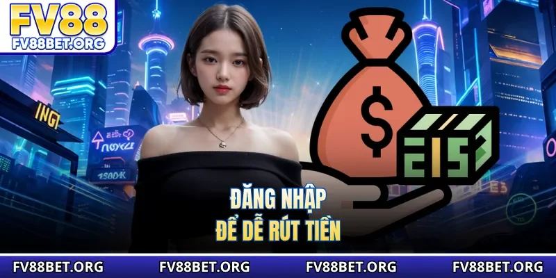Đăng nhập để dễ rút tiền